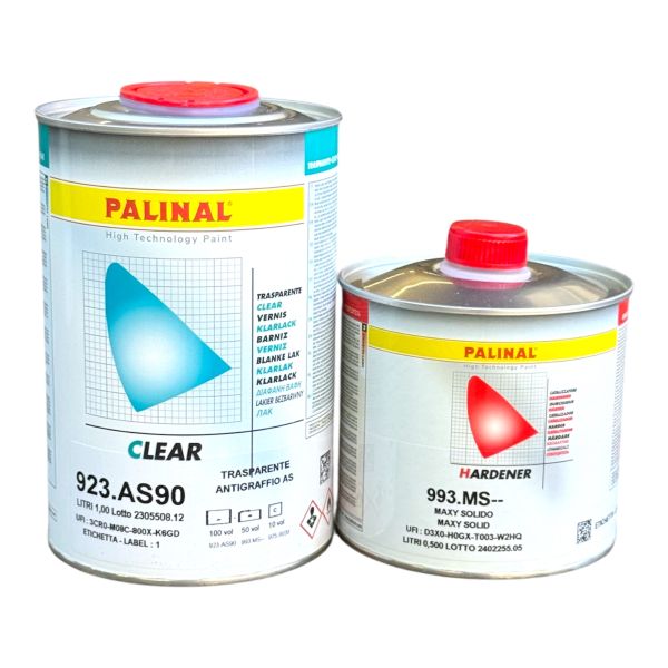 Лак 923.AS90 CLEAR 2K ANTI SCRATCH (1л) + затв. 993MS (0.5л)